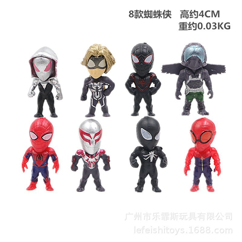 Small magic toy, doll, Spiderman, Superman