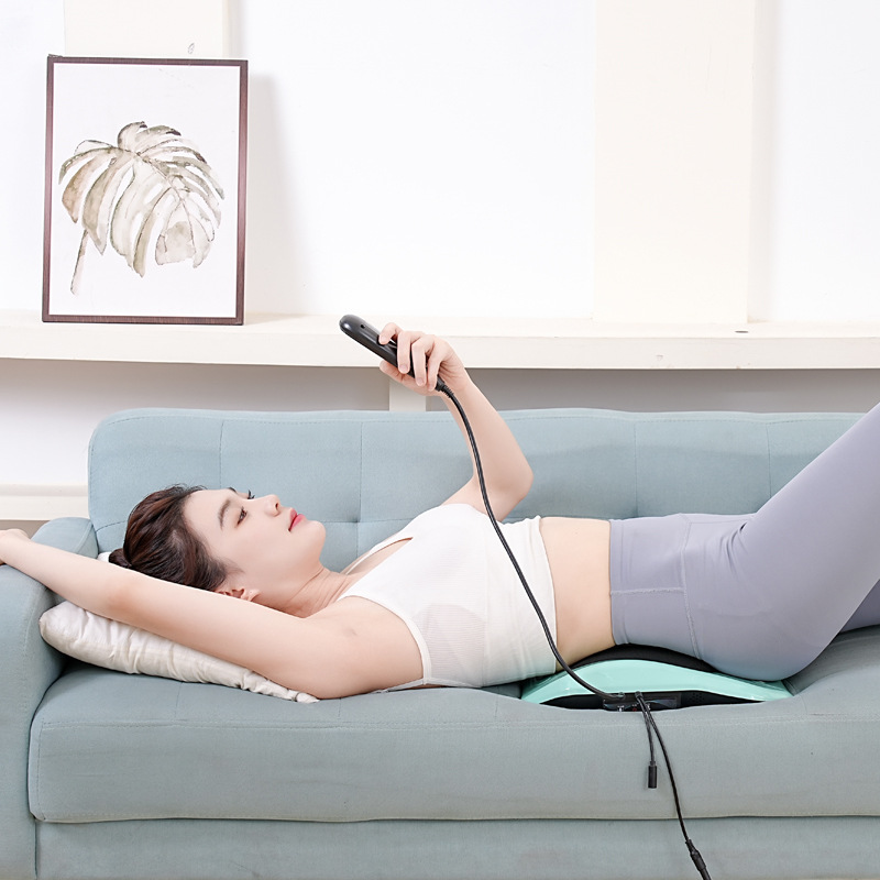 Heating pad electric multi-functional massager for lower back, waist stretching, curvature of the spine, home use back miracle device