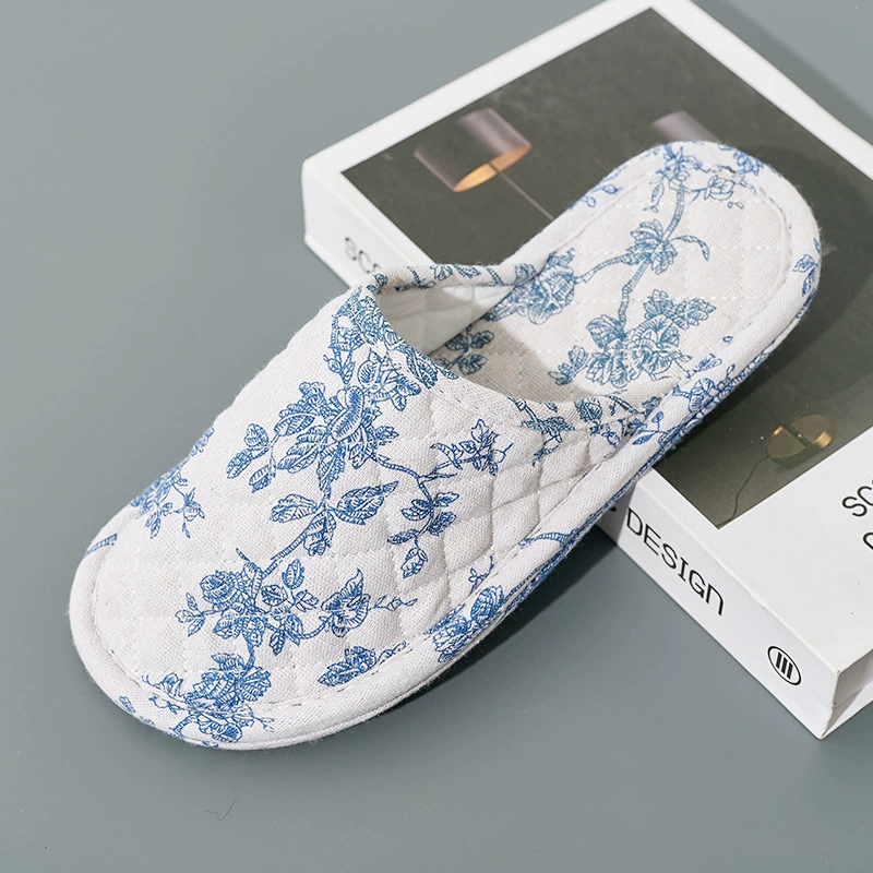 Новые тапочки из ткани Baotou в корейском стиле для пар, домашние бесшумные швабры для пола, осенние и зимние теплые хлопковые тапочки с мягкой подошвой
