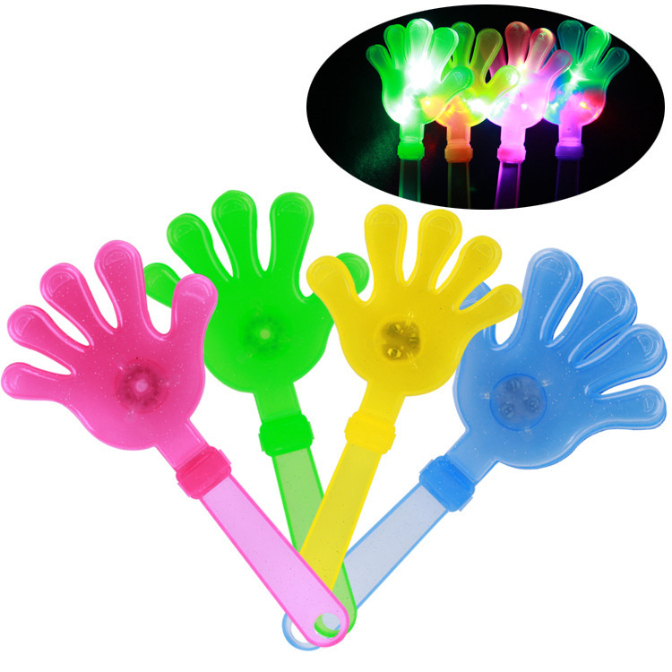 Raqueta luminosa en stock raqueta al por mayor LED de gran plástico luminoso raqueta de mano concierto atmósfera raqueta