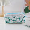 Capacious pencil case with zipper for elementary school students, stationery, cartoon high quality storage bag