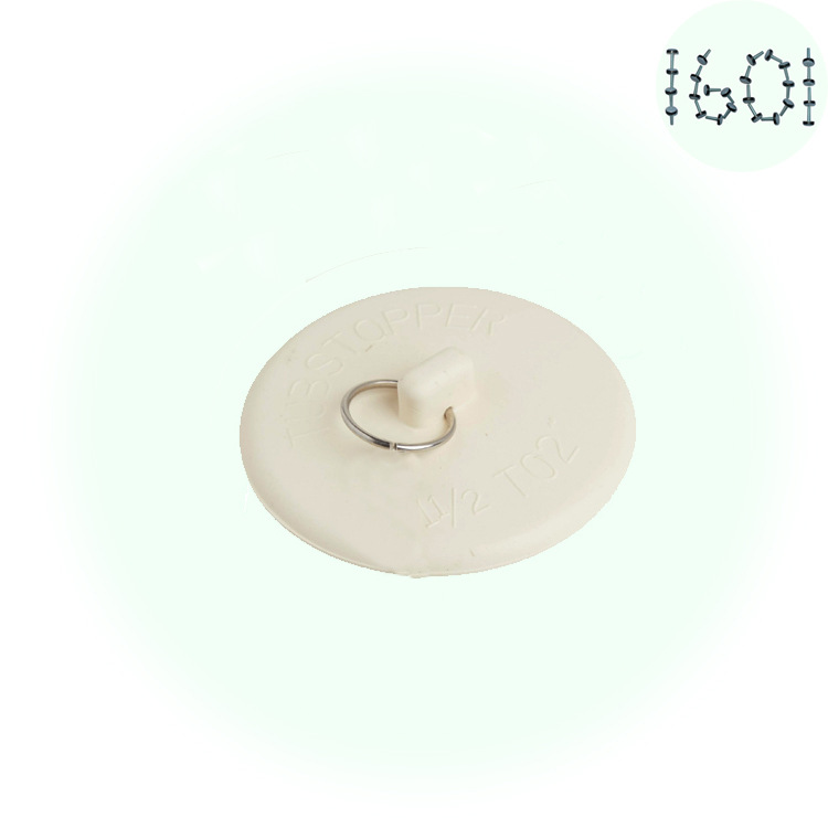 Tapón del fregadero con tapa del fregadero de la cadena del grano fregadero de la cocina tapón con fugas fregadero de la cesta de goma