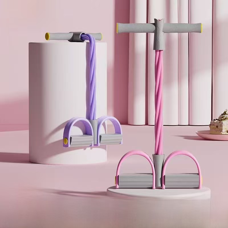 Factory Direct Supply Pedal Tensioner Artifact Home Fitness Exercise Multi-Functional Tension Rope Men's and Women's Stretching Cross-Border