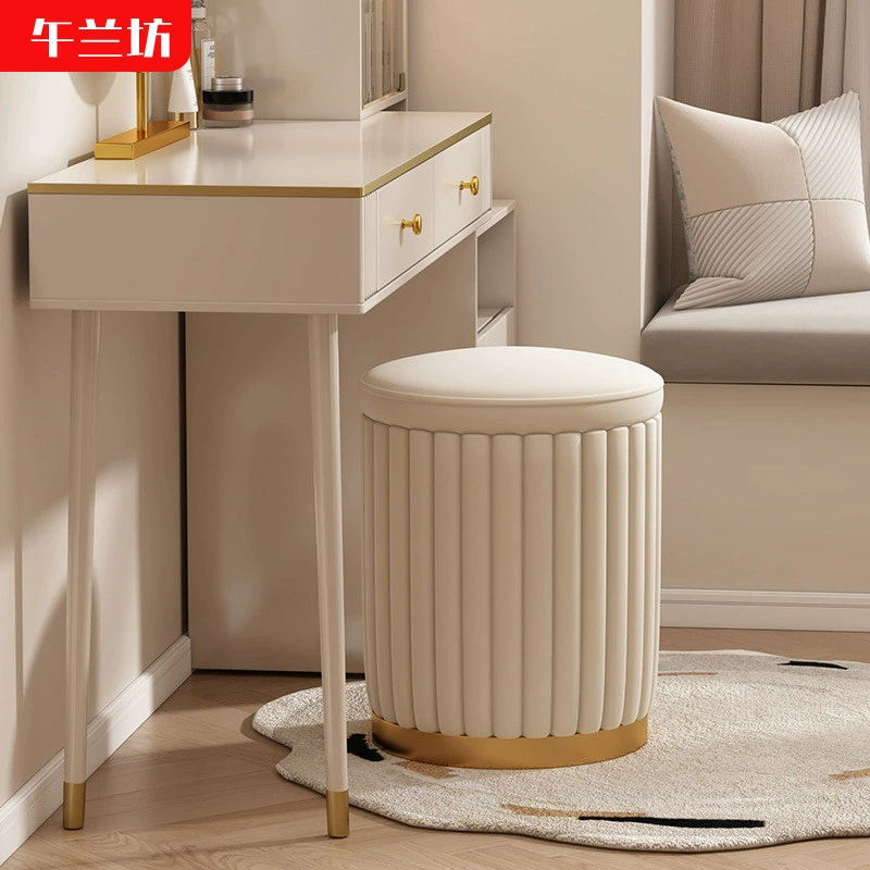 Макияж Стул Оптовая Спальня Комбинат Комбинат Стул Простой Хранение Кожаный Дон Маникюр Макияж Обувь Ткань Стул