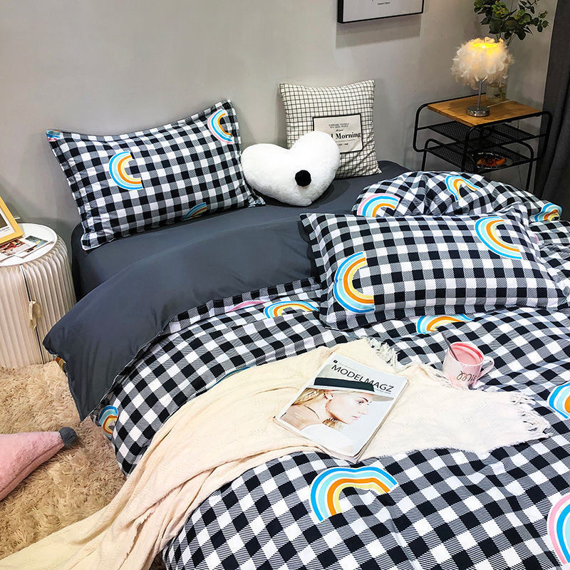 격자 무늬 무지개