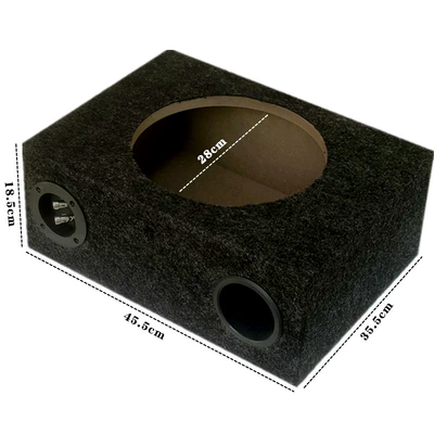 Car speaker/subwoofer speaker enclosure, empty box - single-speaker-universal-12inch-boxes
