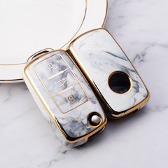 適用大眾鑰匙套探岳X探歌寶來速騰高爾夫7新邁騰B8CC扣帕薩特廠家