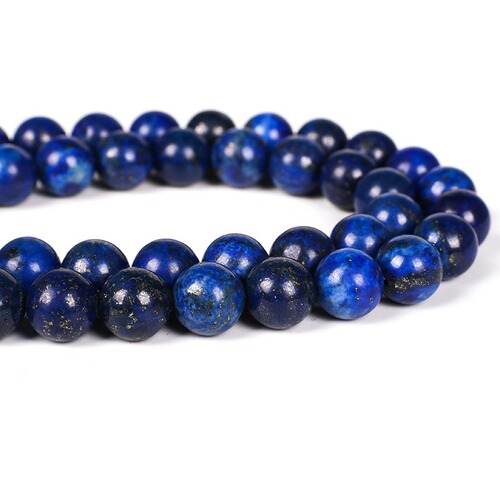 Lapis Lazuli Bead DIY Jewelry Accessories Afghan Emperor Lapis Lazuli Round Bead String Bracelet Semi-Finished Product