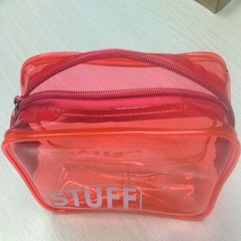 深圳PVC软胶袋化妆品包装袋拉链袋深圳PVC胶骨袋电压袋 高周波袋