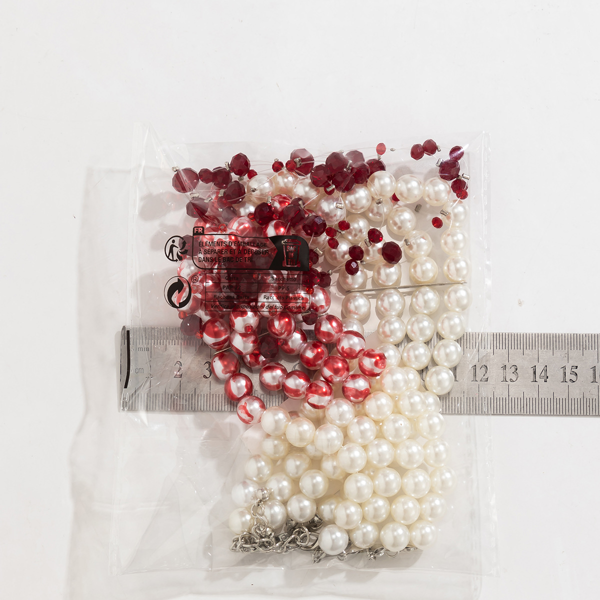 Collana con colletto con frange, dolce e fresco, stile gotico, con goccia di sangue, personalità di Halloween, girocollo con perline_voghion.com