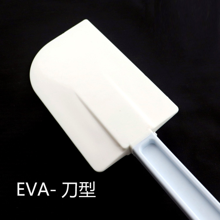 Producción al por mayor crema raspador tipo hornada espátula gancho tipo cuchara tipo EVA pastel raspador de silicona