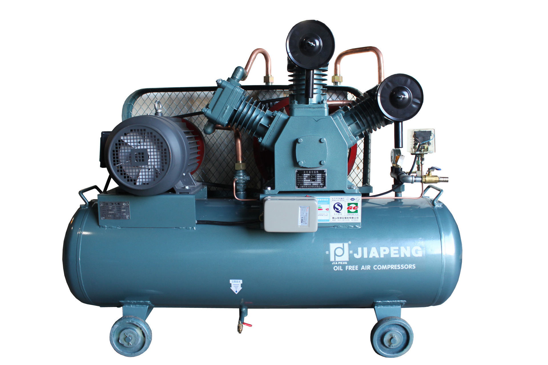 鞍山佳朋供应全无油空压机、空气压缩机WW－0.6/10