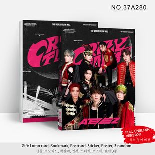 New Album Ateez New Album the World Ep.Fin:Will Tour Peripheral Star Photo Album 80P
