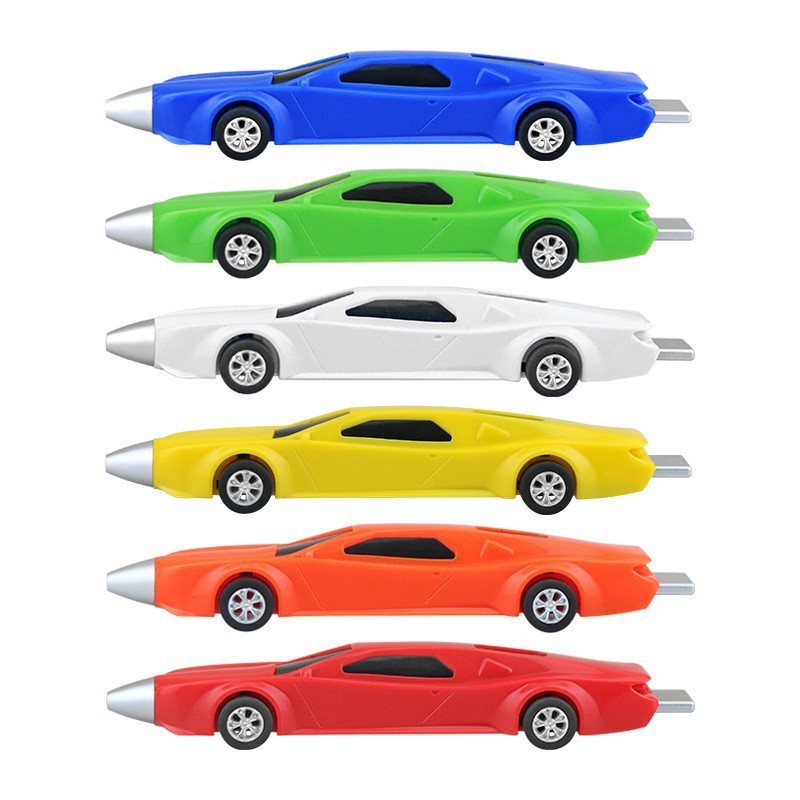 Mini pen coche juguetes para niños fuente de la industria de la pista forma de la imagen realista del bolígrafo de dibujos animados del neumático