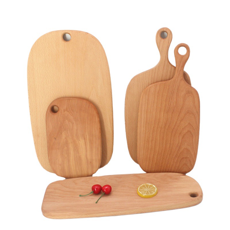 Tablero de pan Tabla de cortar de haya tabla de cortar madera maciza fruta sushi tabla de cortar de madera restaurante hogar tabla de cortar de madera tabla de cortar