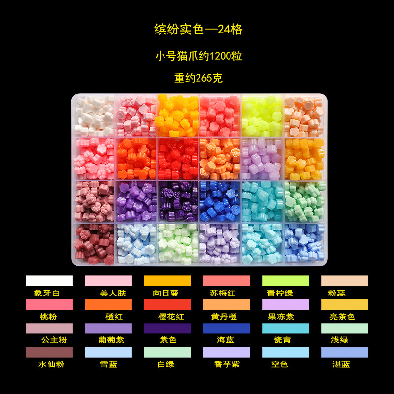 Un conjunto completo de sellos de pintura al fuego, fábricas de comercio exterior transfronterizas, granos de cera de pintura al fuego, accesorios de bricolaje en caja, almohadillas de desmoldeo para hornos al por mayor