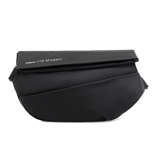 Upgraded version of magnetic buckle trendy brand fashion men's crossbody bag functional style cycling bag motorcycle back shoulder bag chest bag trendy