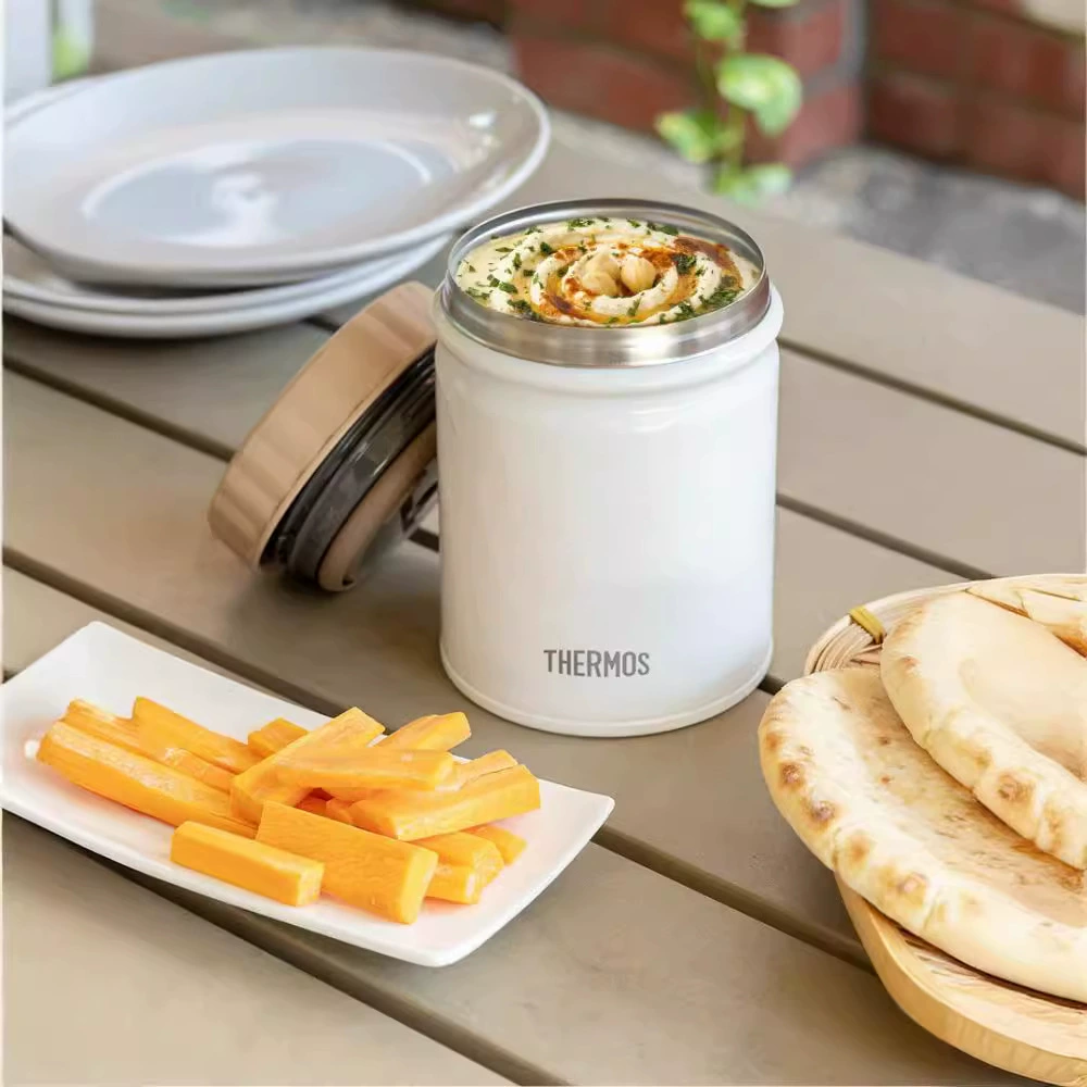 Measuring cup, children's thermos for elementary school students for supplementary food, handheld lunch box, new collection, 300400500 ml