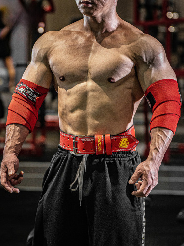 PROSUPPS Fitness Elbow Wrist Straps for Men, Wrapping Elastic Band, Heider Powerlifting Bench Press Deadlift Guard