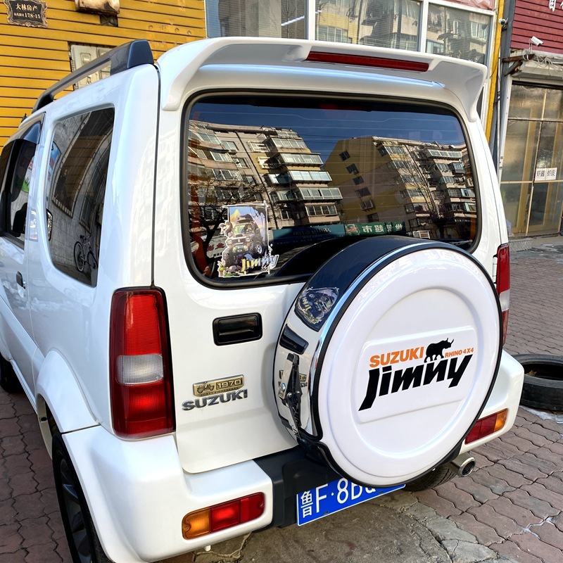 Suitable for 2007-2017 Suzuki Jimny Tail Wing Jimny Modified Special Painted Fixed Wing with Light