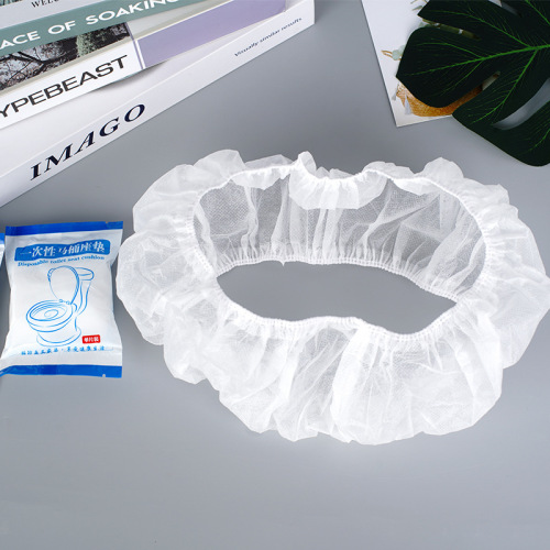 Disposable toilet seat cover, individually packaged, hotel-grade, hygienic, portable, thick, non-woven toilet seat wrapper, PE transparent