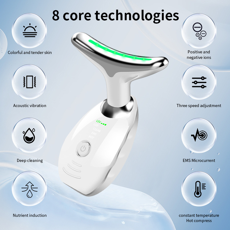Dispositivo de belleza para el cuello transfronterizo para reducir las líneas del cuello, dispositivo de masaje para el cuidado del cuello, dispositivo de belleza para el cuidado del cuello