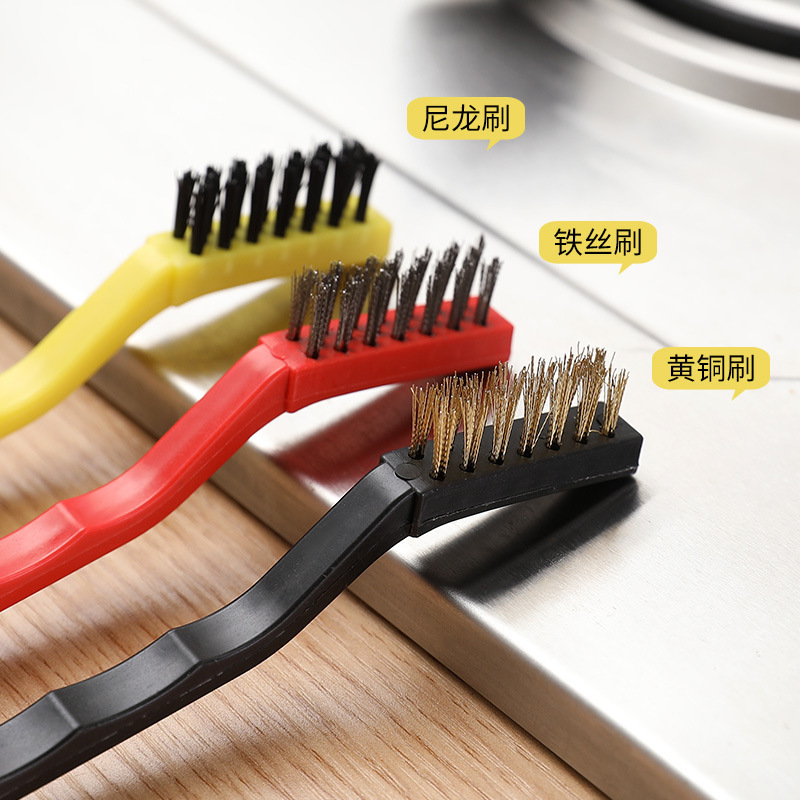 清洁五件套厨房小铲子钢丝缝隙刷多功能工具刷子家用清洗刷锅神器|undefined