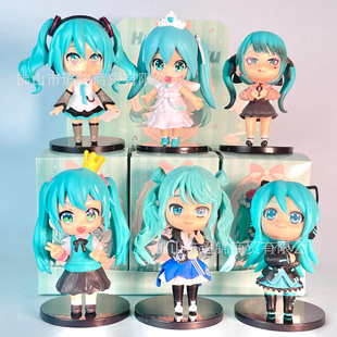 Postage Q version 8 generation first sound hand kimono beautiful girl model doll machine twist egg blind box ornaments wholesale
