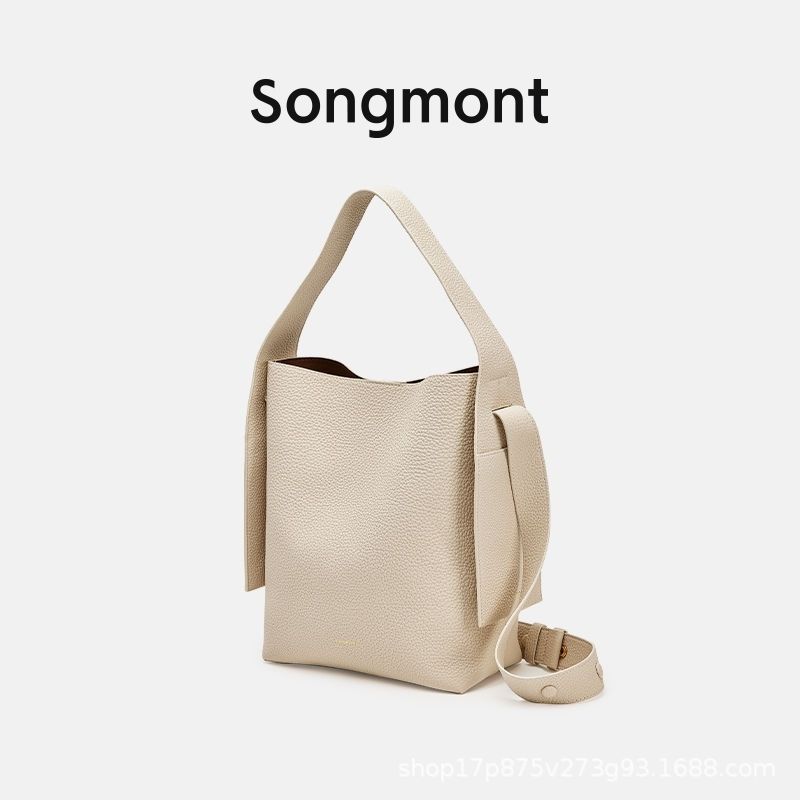 songmont山下有松挂耳托特包真皮大容量女包简约通勤单肩斜跨包包|undefined