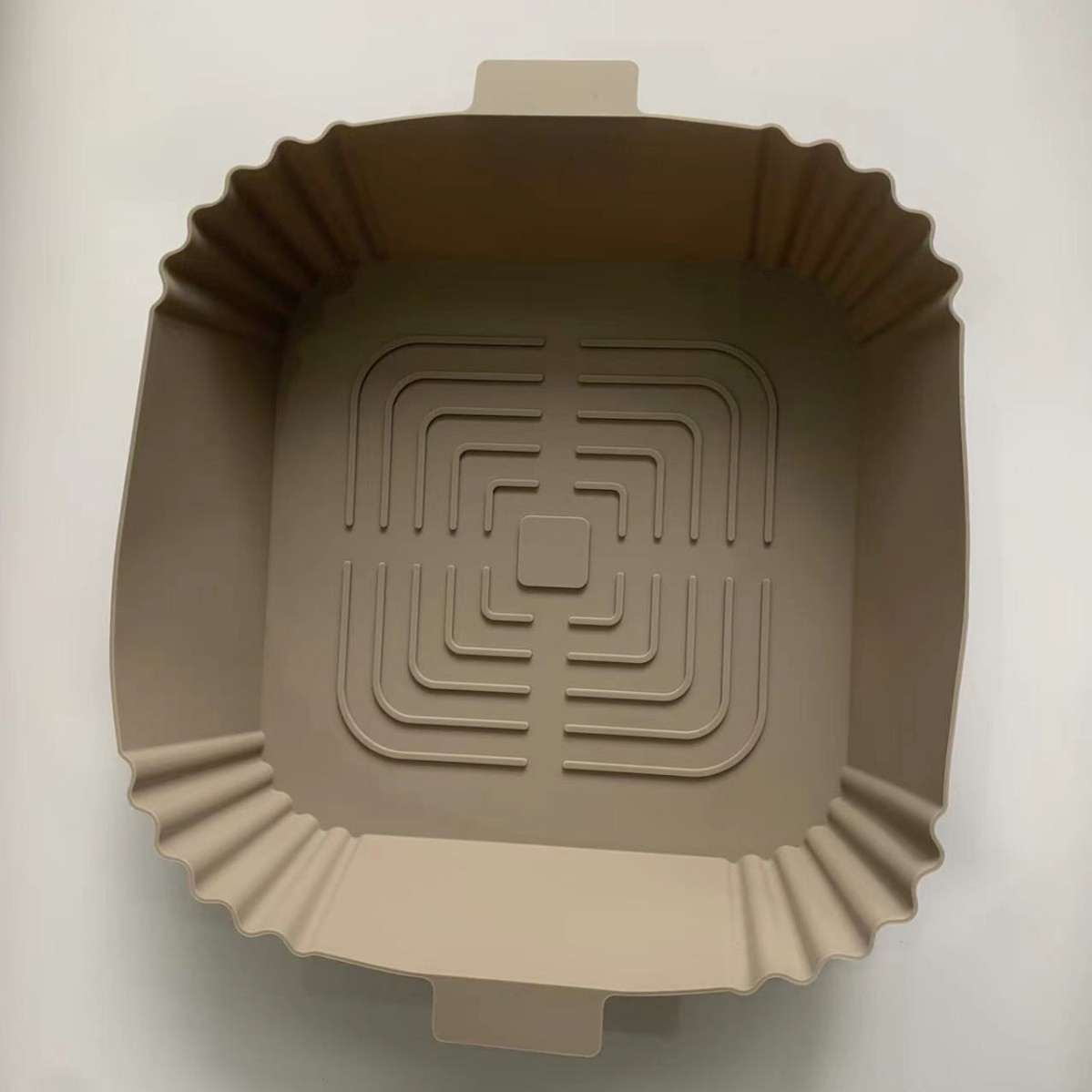 Transfronterizos Amazon AIRFRYER aire de silicona freidora de aire friedora tazón freidora de silicona azul bandeja de tostada