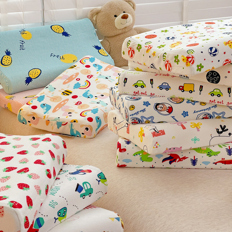 Children's flat pillow 44*27*6/6-Cartoon outer set random hair (including intern…