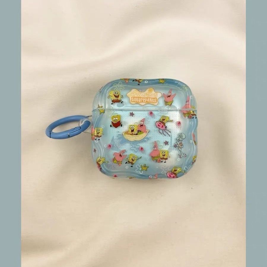 PiStar SpongeBob para AirPods 4 generación cubierta de auriculares Apple AirPodpro3 / 2 estuche de protección Bluetooth image 7