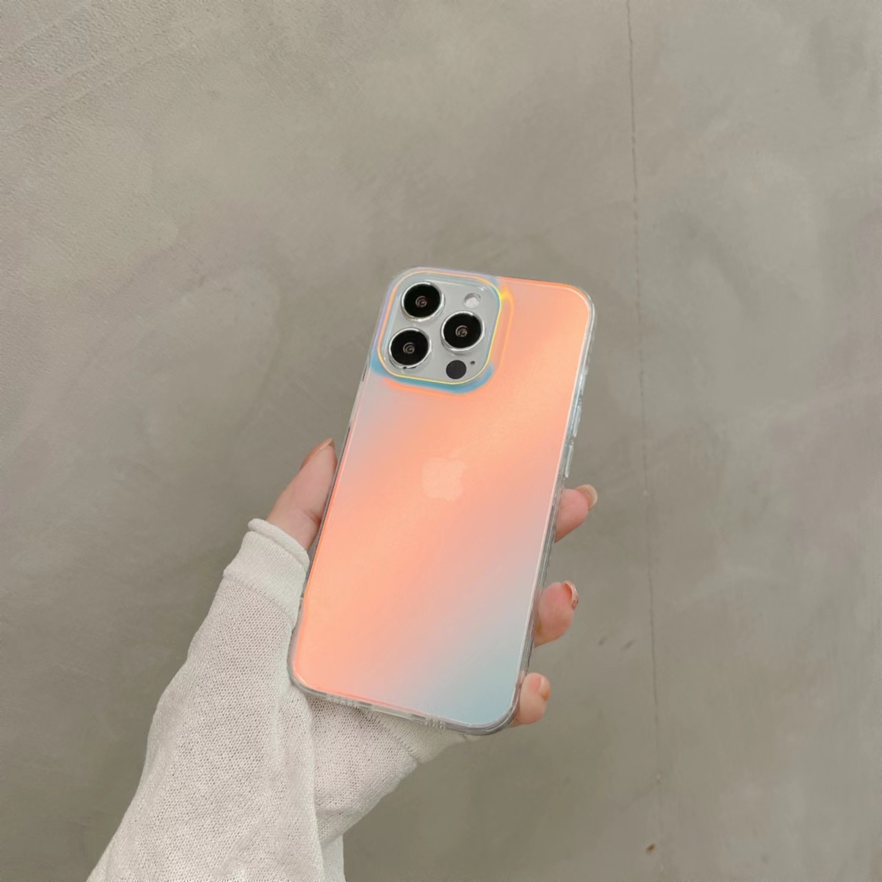 Cover telefono laser sfumata per iphone 15 pro max e 14 pro max_voghion.com