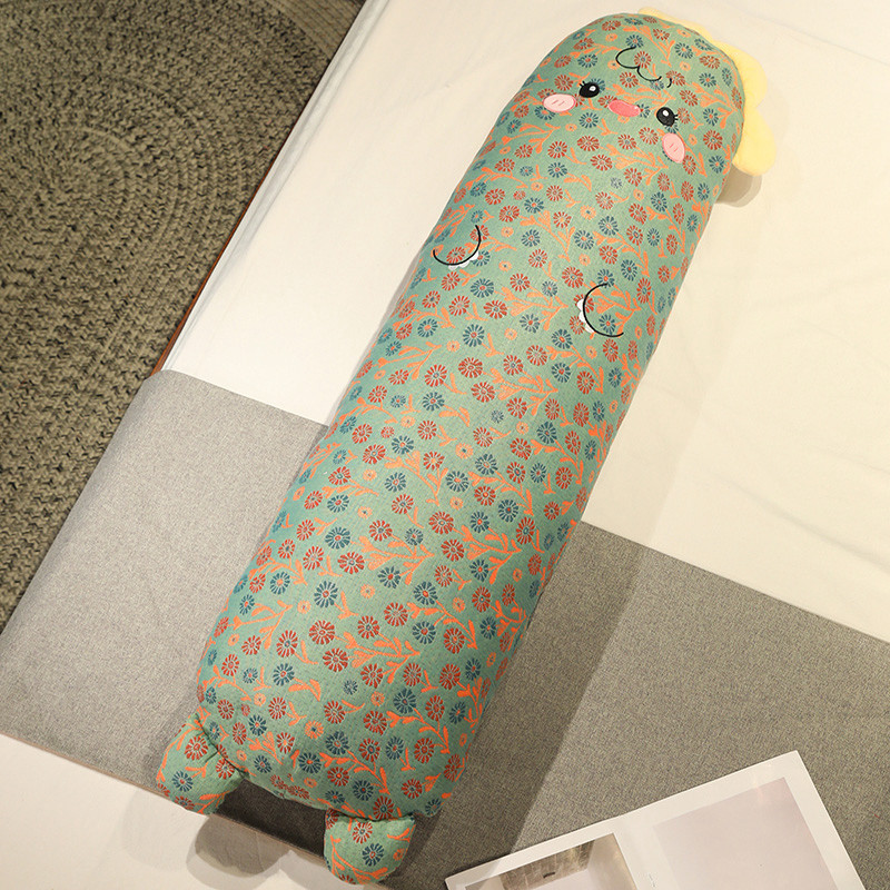 Tres camadas de hilos almohada de animales almohada larga almohada de niñas almohada de pierna lateral almohada dormitorio almohada de cama grande almohada de cabecera