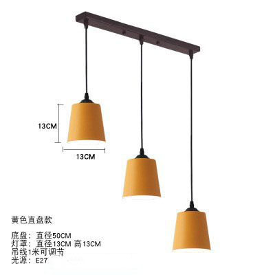 Disco recto amarillo/luz cálida