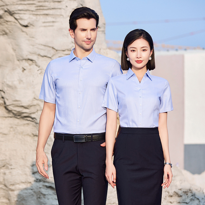 Men's and Women's Shirts Striped Shirts Men's Shirts Clerk Shirts White Collar Shirts Professional Shirts