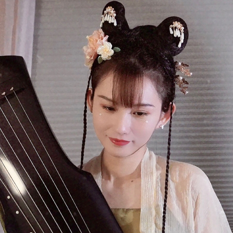 宫廷风点缀U型复古发钗配饰女古装汉服襦裙百搭流苏精美步摇插梳