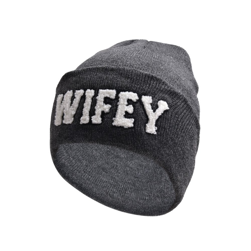 Unisex Original Design Letter Eaveless Wool Cap display picture 35