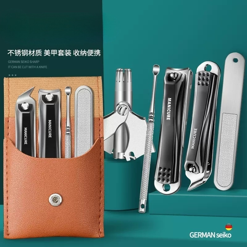 Recortador de pelo nasal para hombres tijeras de corte de acero inoxidable nariz de acero inoxidable para mujeres mano de nariz tijeras de pelo nasal limpiador de nariz cabeza redonda
