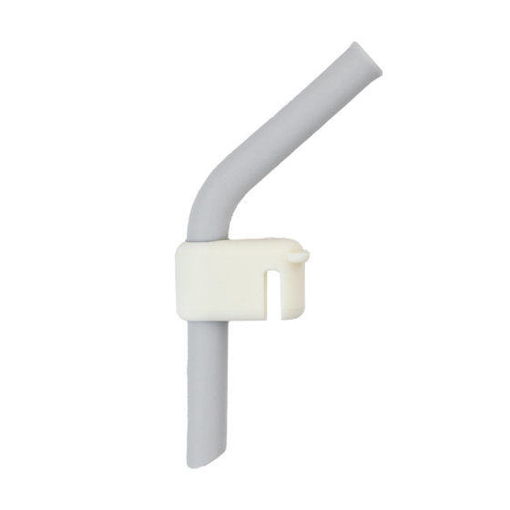 Baby silicone straw plate fixed soup drink porridge soft straw children's special environmental protection non-disposable milk tea