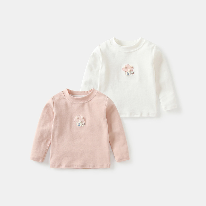 女の子の底のシャツの秋の服の2023新型の洋気の子供の長袖のtシャツの女性の赤ちゃんの上着は秋に合わせます。|undefined