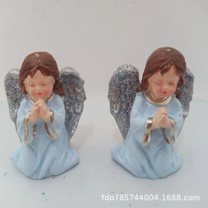 파란기도 천사 6*4.5*6.5cm