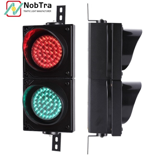 小型交通信号灯停车场入口100mm交通指示灯斑马线交通警示灯批发