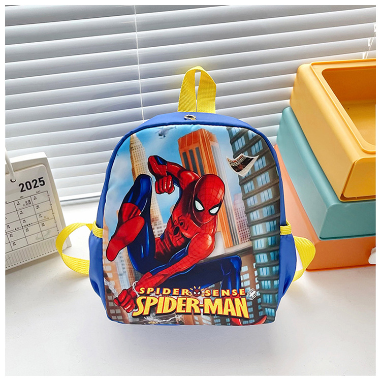 2025 Spiderman nuevo bolso de dibujos animados para niños moda bebé niño Spiderman mochila jardín de infantes