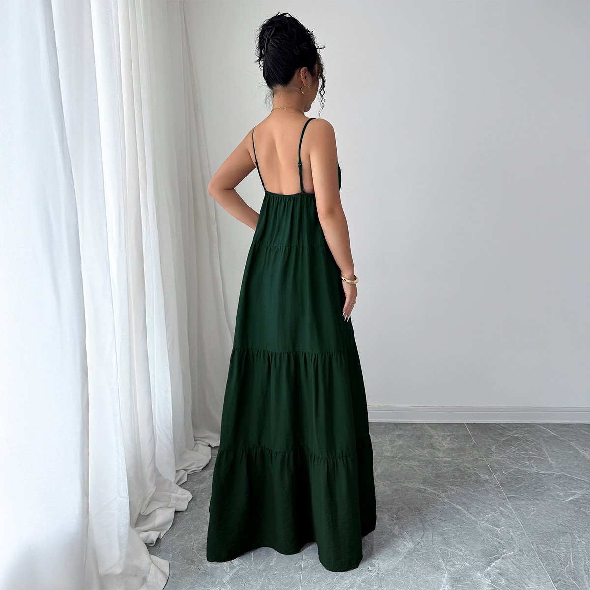 Women's Elegant Strappy Maxi Dress