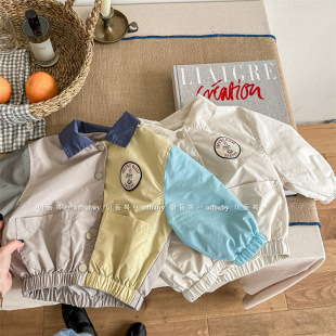 2025 Autumn Children's Clothing Spring New Children's Autumn Clothing Korean Style Jacket Girls Autumn Clothing Boys Cardigan 50