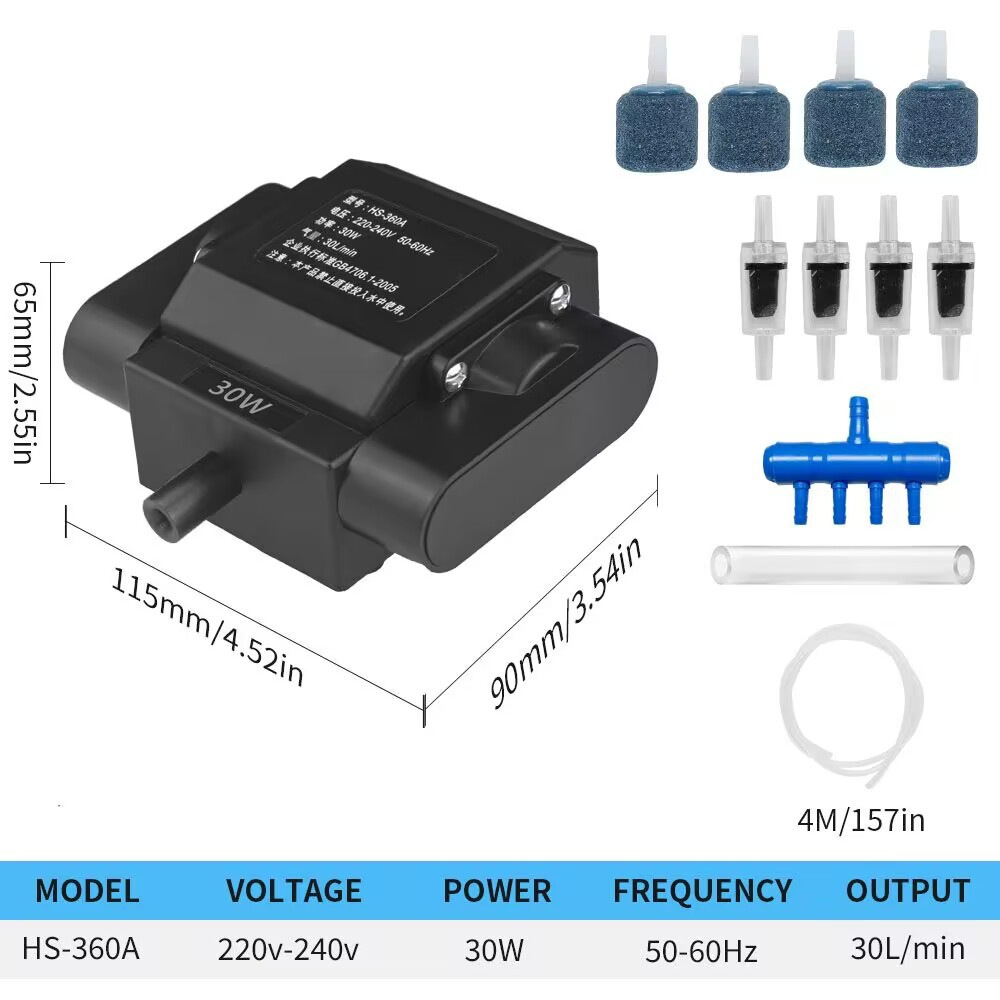 Phụ kiện bốn lỗ thoát khí HS-360A+ / Tiêu chuẩn Châu Âu
