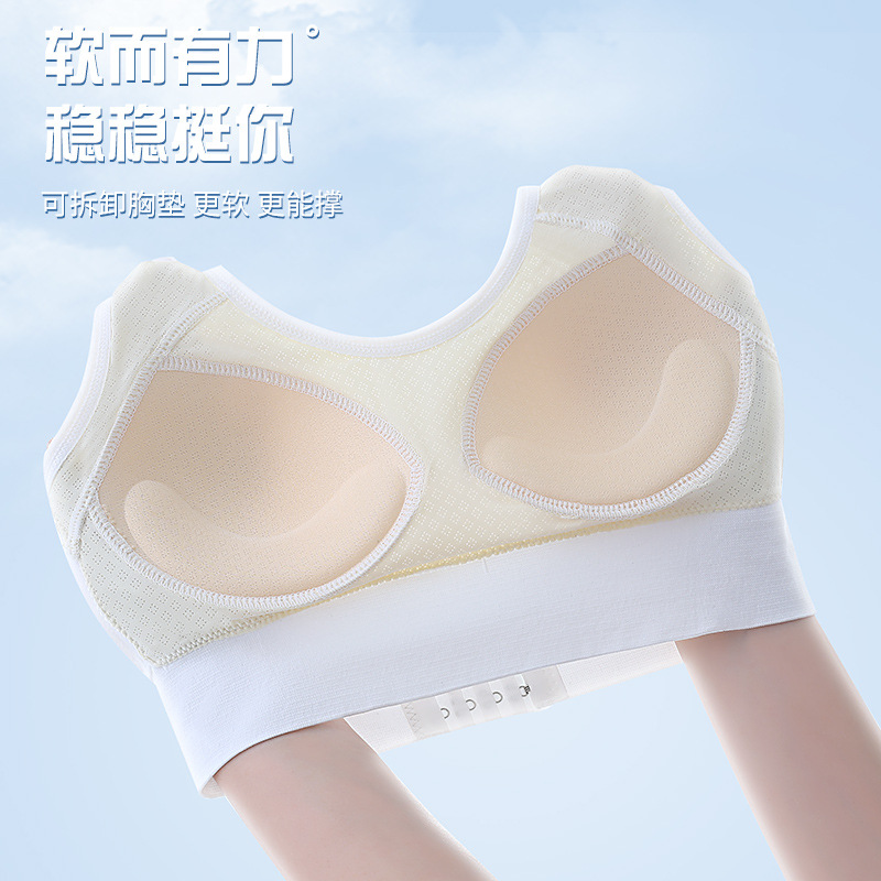 Ropa interior deportiva para mujer, a prueba de golpes y anti-caída, chaleco para correr con almohadilla para el pecho, ropa de fitness, sujetador de yoga de alta intensidad de primavera, bra