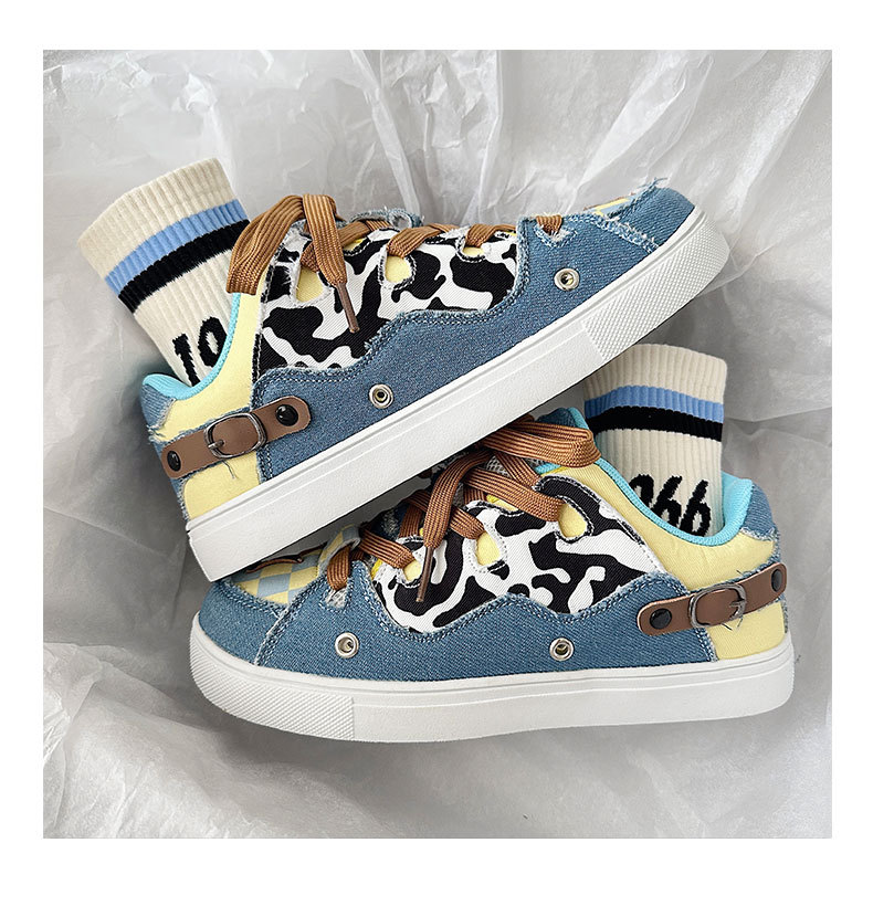 Skateboard skor canvas andningsbara amerikansk college stil_voghion.com