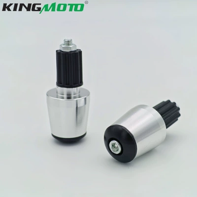 hand guards, handlebar iron plugs, Motorcycle Handle Cover - aluminum-alloy-plug-silver